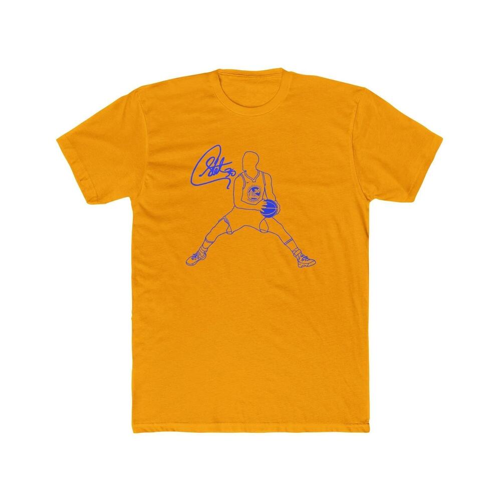 Stephen Curry T-Shirt Front And Back Print Golden State Basketball Warriors